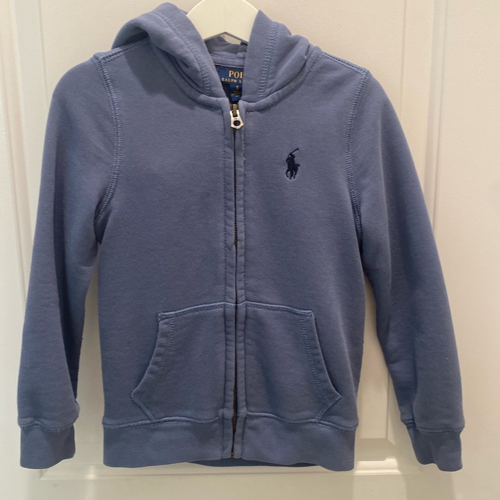 Polo Ralph Lauren hooded zipper sweatshirt size 5